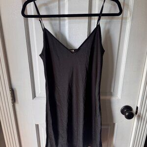 Wilfred Aritzia Black Slip Dress